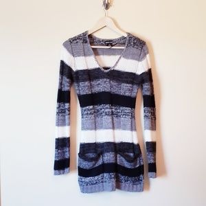 Long Striped Sweater
